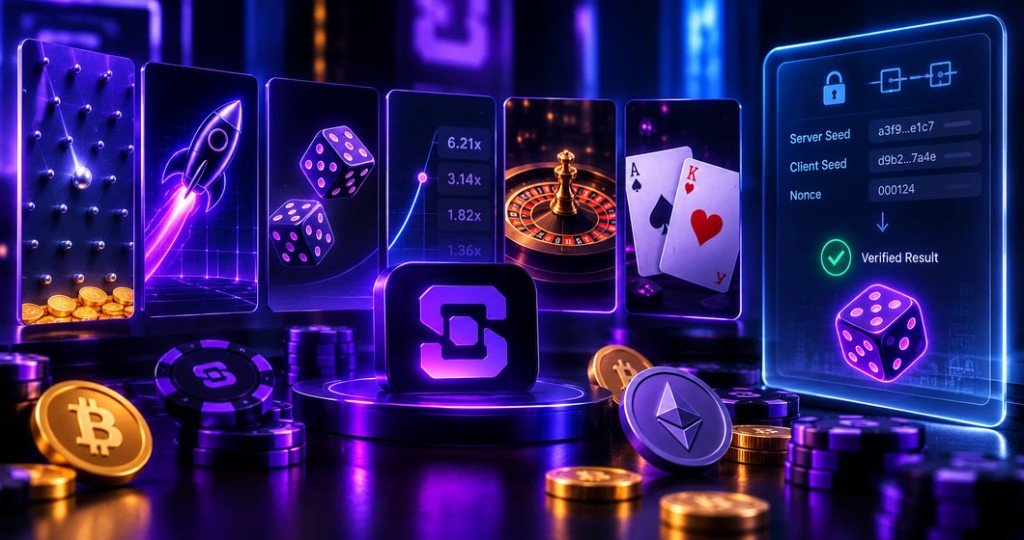 Shuffle Originals, casino games and provably fair play